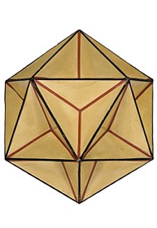 Sterneckiges Zwlfflach (auch als groes Dodekaeder bezeichnet) aus der historischen
Sammlung des Instituts fr Mathematik. (Foto: N. Kaltwaer)