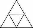 geschachtelte Dreiecke